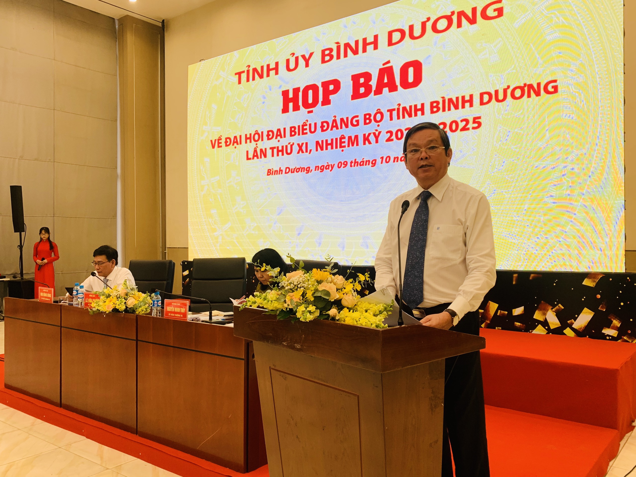 Đại hội đại biểu Đảng bộ tỉnh Bình Dương lần thứ XI sẽ diễn ra từ 13 - 15 10