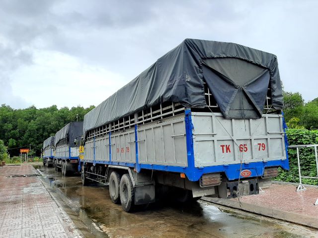 Kiên Giang Tạm giữ 3 xe tải sử dụng biển kiểm soát, giấy tờ quân sự giả