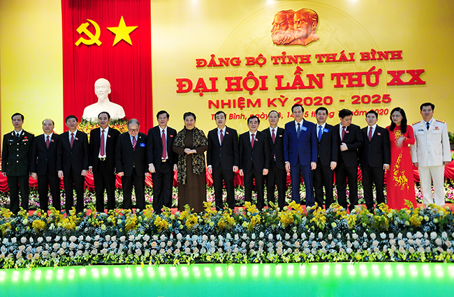 Khai mạc trọng thể Đại hội đại biểu Đảng bộ tỉnh Thái Bình lần thứ XX,