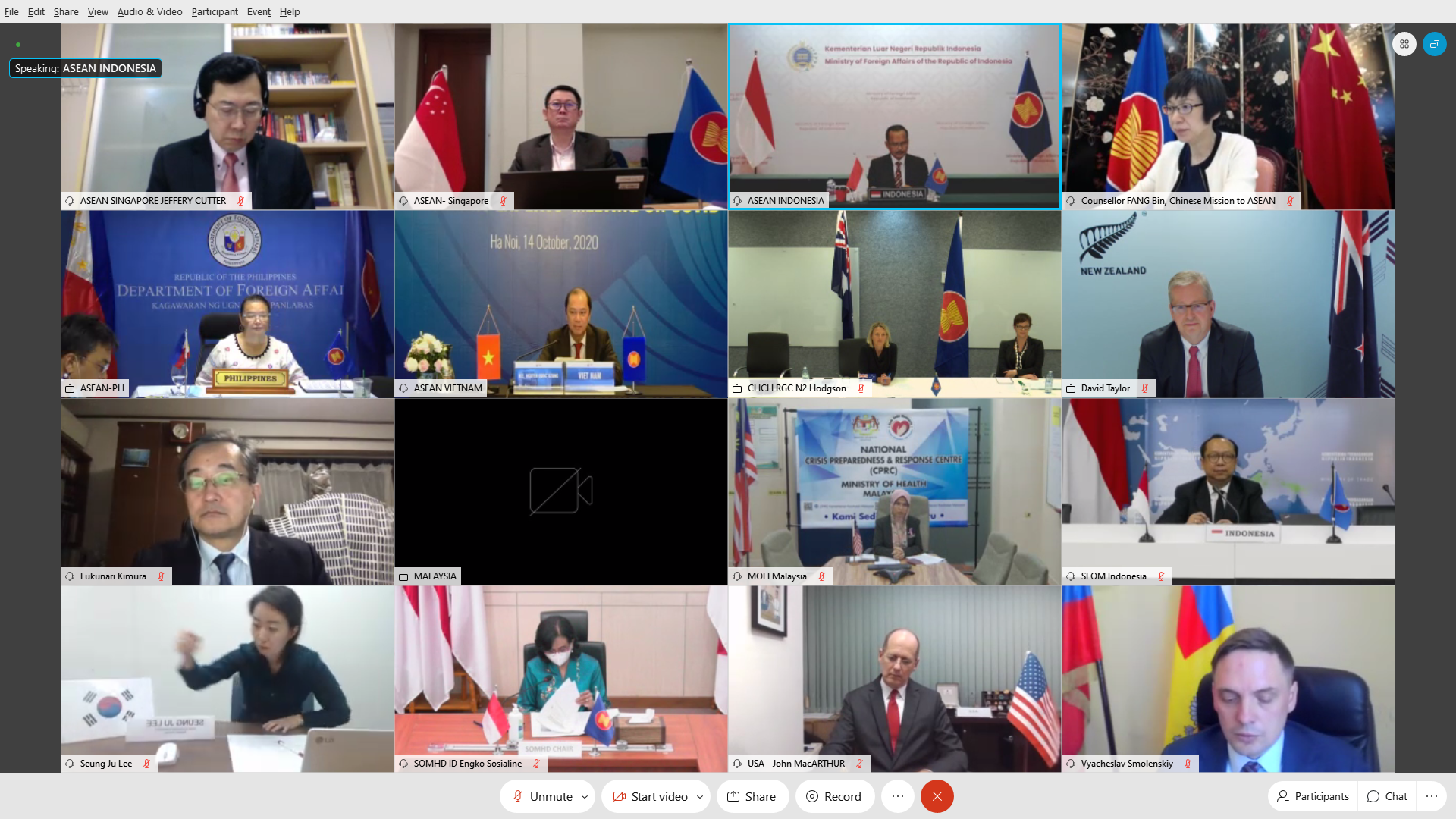 Hội đồng Điều phối ASEAN họp về Ứng phó các tình huống y tế công cộng khẩn cấp