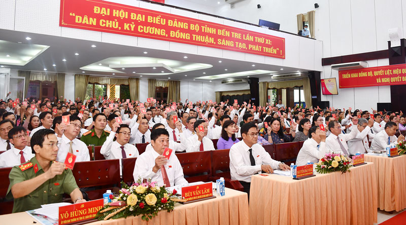 Đại hội đại biểu Đảng bộ tỉnh Bến Tre họp phiên trù bị
