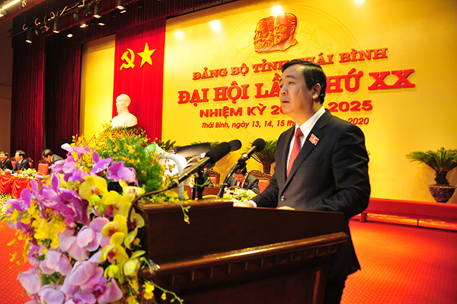 Đại hội Đảng bộ tỉnh Thái Bình thành công tốt đẹp