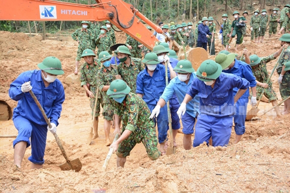 Đã tìm thấy 13 thi thể cán bộ Đoàn công tác hy sinh khi làm nhiệm vụ cứu nạn