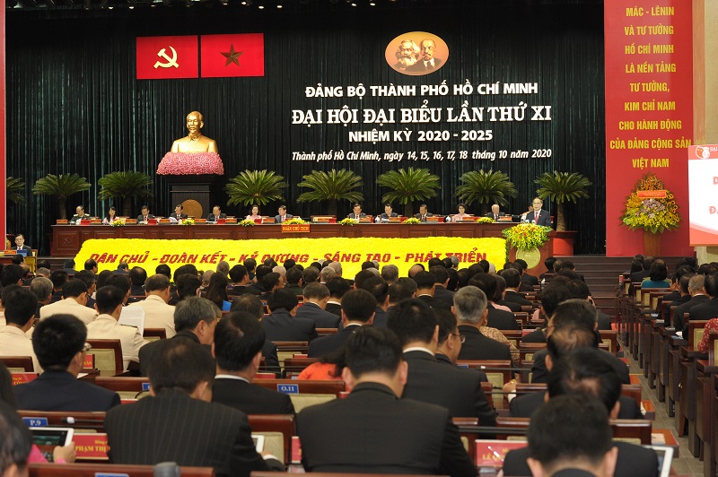 Khai mạc Đại hội Đại biểu Đảng bộ TP Hồ Chí Minh lần thứ XI