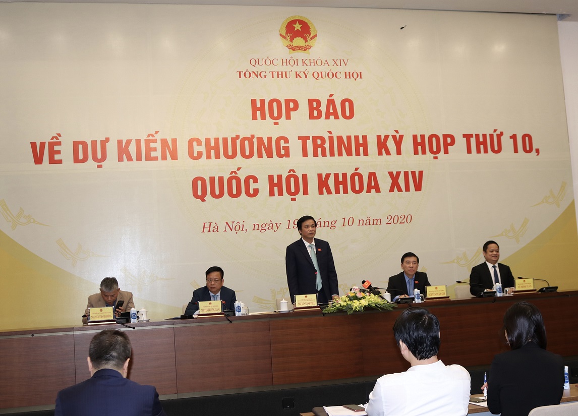 Quốc hội sẽ thảo luận về các dự thảo Văn kiện trình Đại hội XIII của Đảng