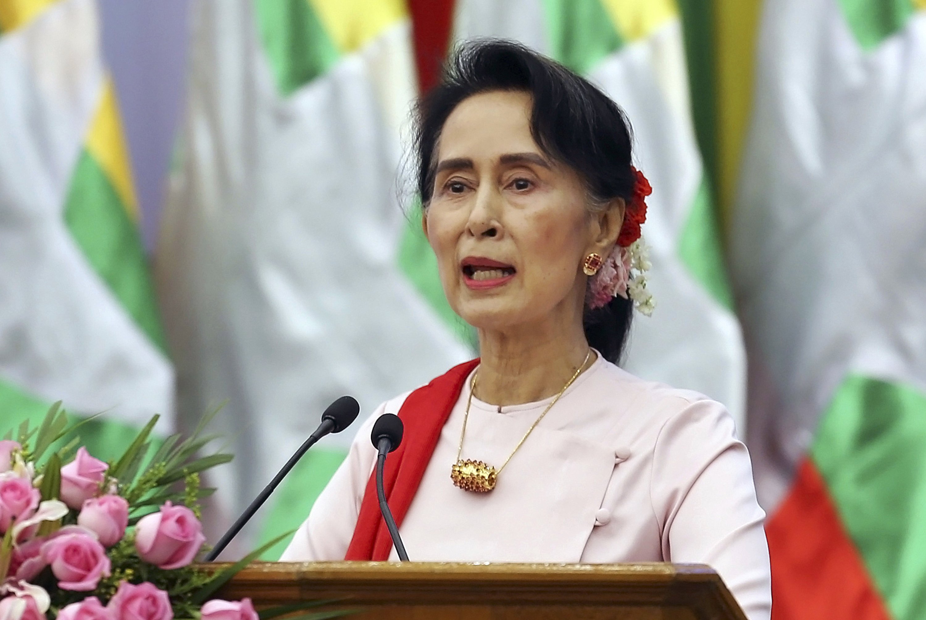 Cố vấn Nhà nước Mi-an-ma gửi điện thăm hỏi về tình hình lũ lụt, sạt lở đất tại Việt Nam