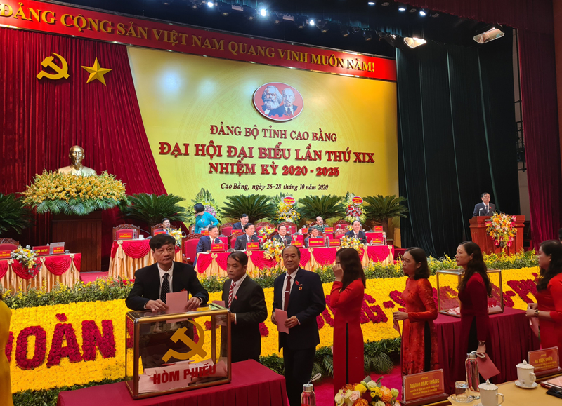 Đồng chí Lại Xuân Môn tái đắc cử Bí thư Tỉnh ủy Cao Bằng