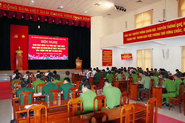 Long An Phối hợp, đảm bảo thực hiện tốt quy chế tuần tra, kiểm soát