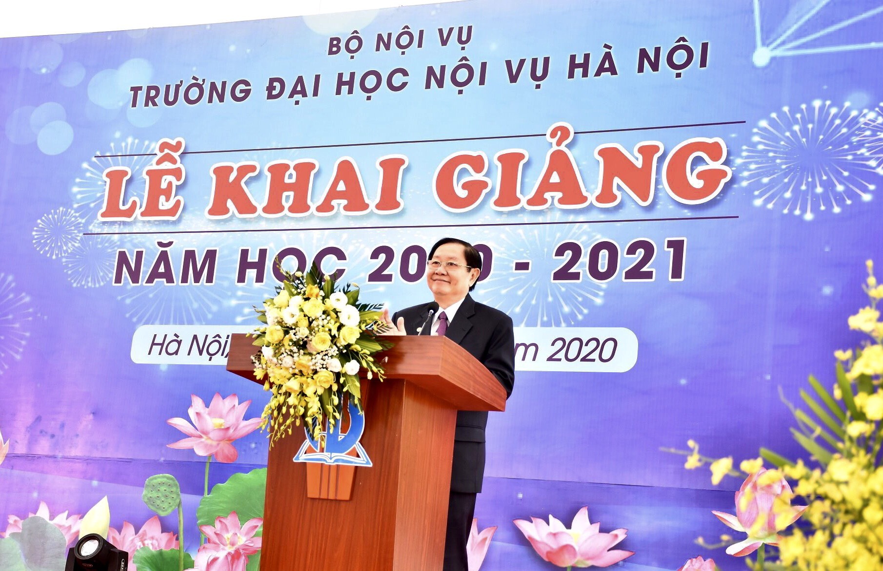 Đại học Nội vụ Hà Nội khai giảng năm học mới 2020 - 2021