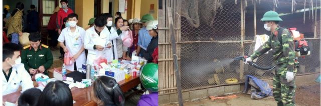 Bộ Quốc phòng hỗ trợ miền Trung khắc phục hậu quả mưa lũ