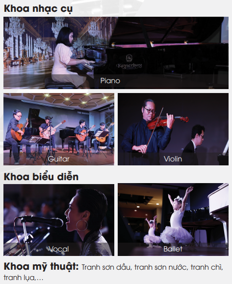 TED SAIGON Trường đào tạo Nghệ thuật chất lượng quốc tế hàng đầu Việt Nam