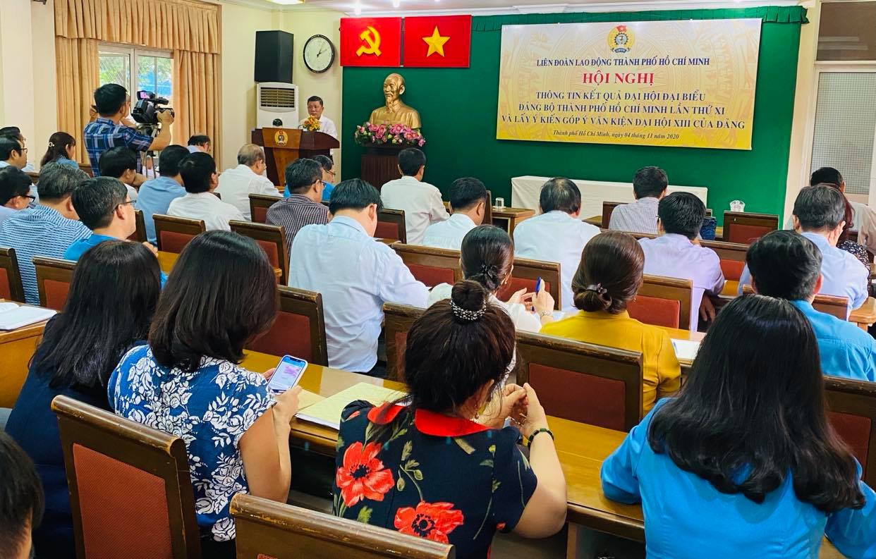 Tập trung cho ý kiến về những vấn đề xây dựng giai cấp công nhân và tổ chức công đoàn