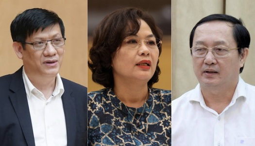 Phê chuẩn bổ nhiệm 2 Bộ trưởng và Thống đốc Ngân hàng Nhà nước
