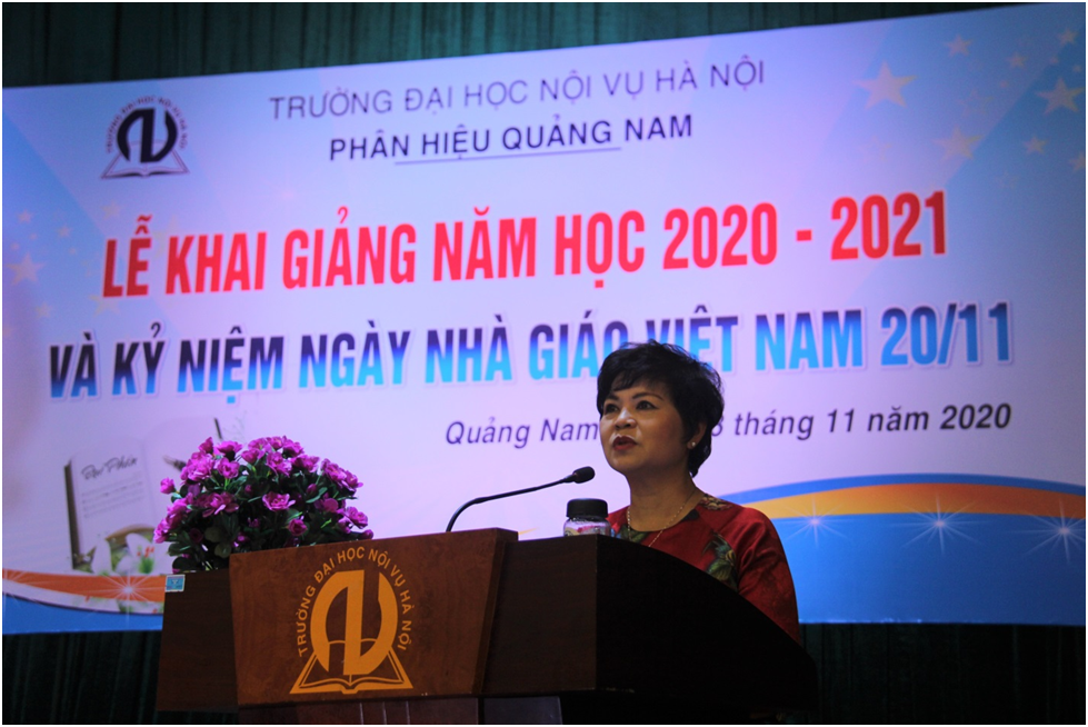 Phân hiệu Trường Đại học Nội vụ Hà Nội tại Quảng Nam khai giảng năm học mới