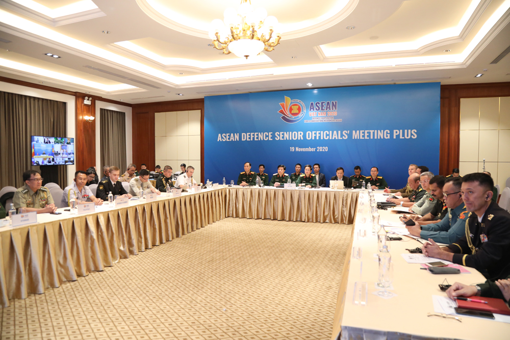 Khai mạc Hội nghị trực tuyến Quan chức Quốc phòng cấp cao ASEAN Mở rộng