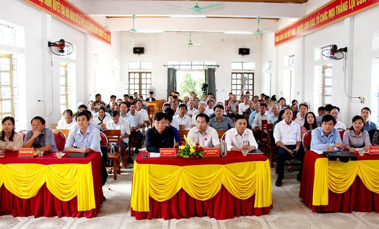 Cử tri huyện Lộc Hà Hà Tĩnh  Cung cấp đủ nước sản xuất và sinh hoạt, ứng phó với biến đổi khí hậu