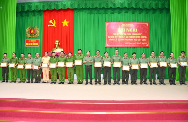 Bình Thuận Đẩy mạnh phong trào “Dân vận khéo” trong lực lượng công an