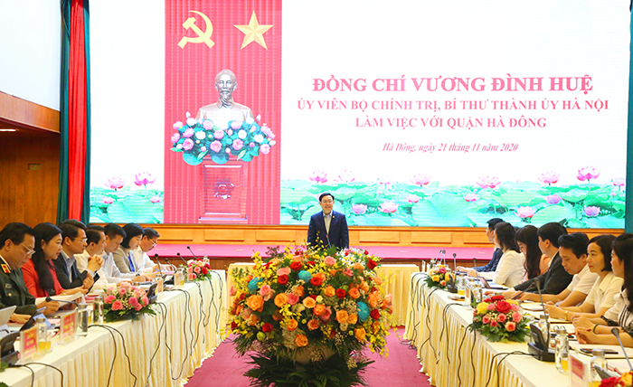 Xây dựng quận Hà Đông trở thành trung tâm thương mại, dịch vụ làng nghề, du lịch nghỉ dưỡng
