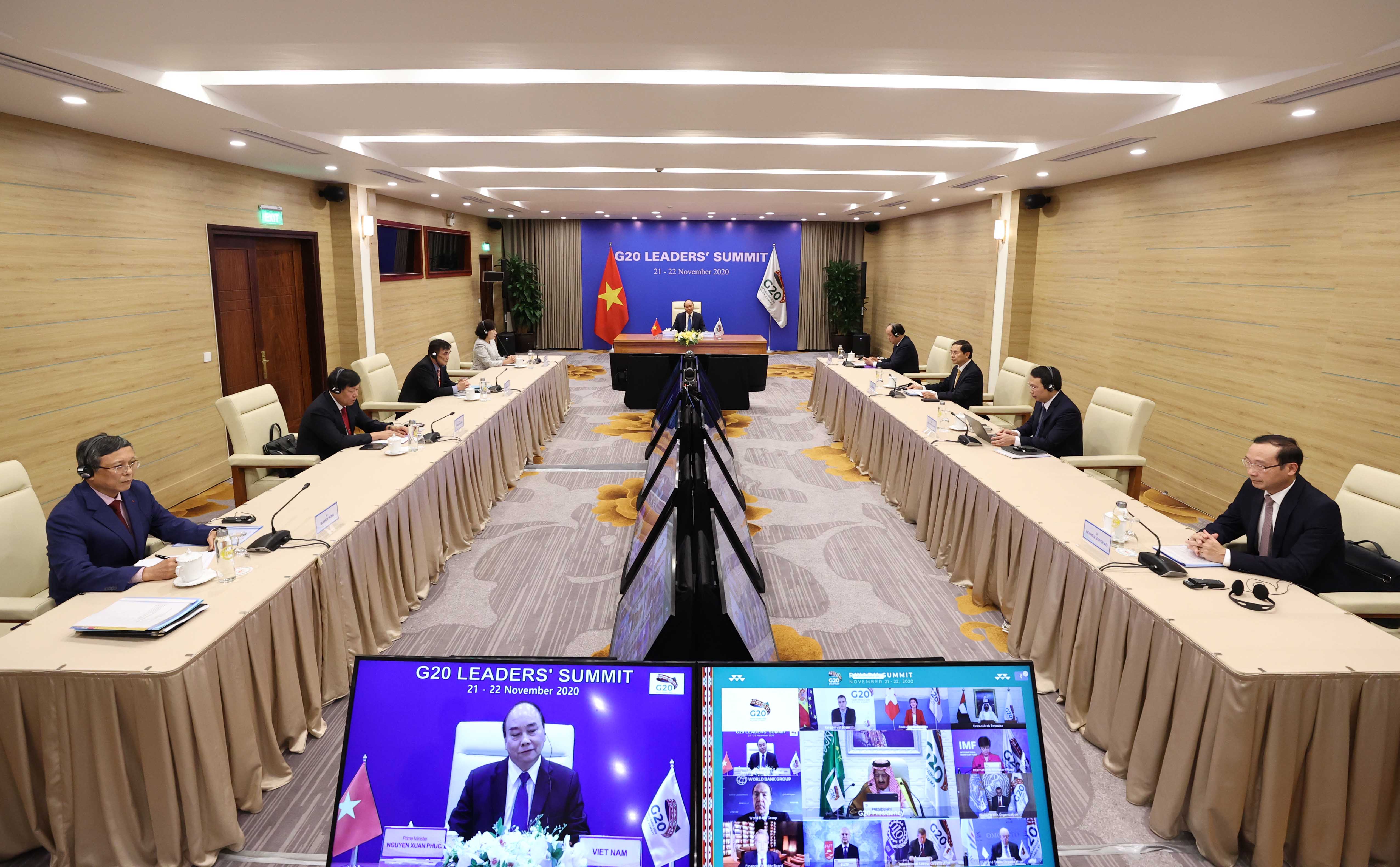 Thủ tướng Nguyễn Xuân Phúc dự Hội nghị thượng đỉnh G20