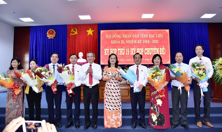 Bạc Liêu kiện toàn các chức danh lãnh đạo UBND và HĐND tỉnh
