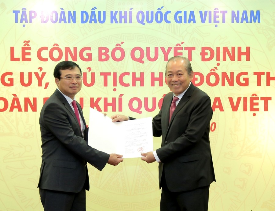 Đồng chí Hoàng Quốc Vượng giữ chức Bí thư Đảng ủy, Chủ tịch HĐTV Tập đoàn Dầu khí Quốc gia Việt Nam