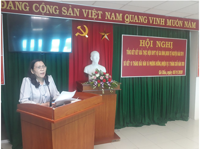 BHXH Gò Dầu Tổng kết kết quả thực hiện BHYT hộ gia đình, BHXH tự nguyện