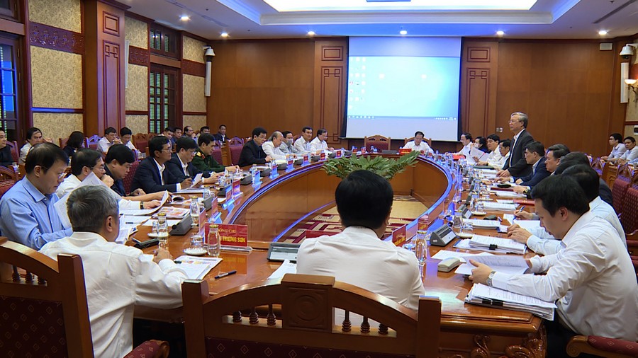 Bảo đảm tiến độ chuẩn bị phục vụ Đại hội XIII của Đảng