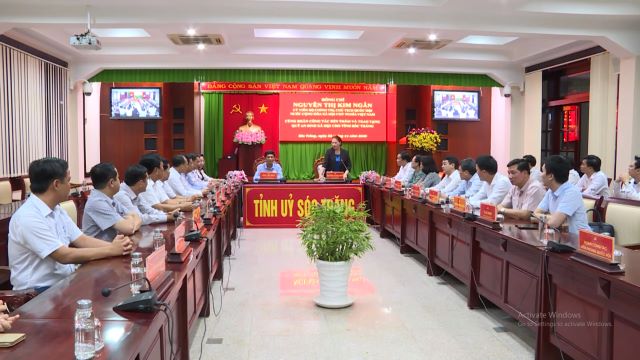 Chủ tịch Quốc hội thăm và làm việc tại tỉnh Sóc Trăng