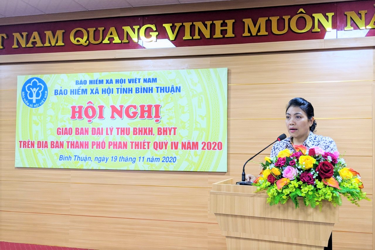 Bình Thuận Giao ban Đại lý thu bảo hiểm xã hội tự nguyện, bảo hiểm y tế hộ gia đình