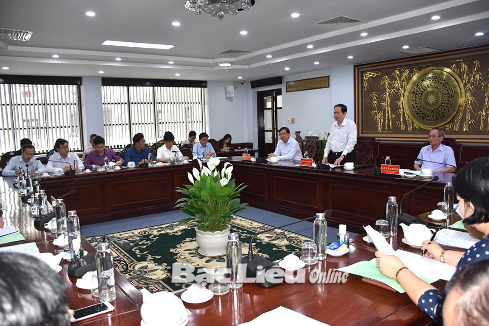 Bạc Liêu Triển khai phòng, chống tham nhũng gắn với Chỉ thị 35