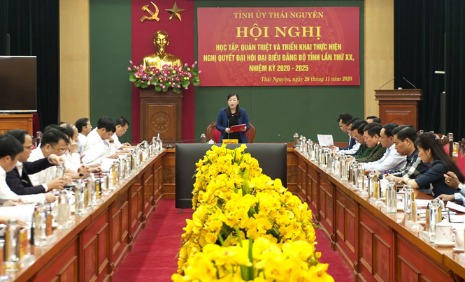 Thái Nguyên Đưa Nghị quyết Đại hội Đảng bộ tỉnh vào cuộc sống