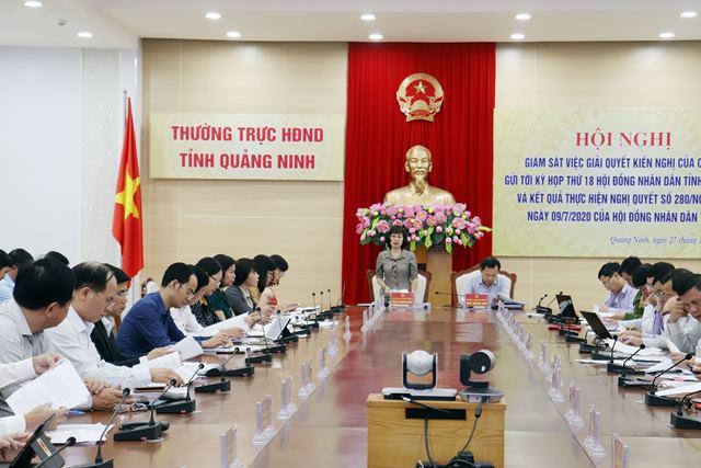 Quảng Ninh Tăng cường kiểm tra, giám sát công tác giải quyết kiến nghị của cử tri