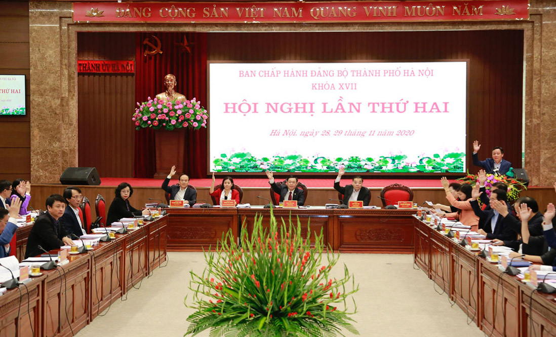 Bế mạc Hội nghị Ban Chấp hành Đảng bộ TP Hà Nội Tập trung phục hồi, lấy lại đà tăng trưởng