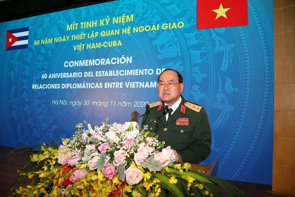 Bộ Quốc phòng kỷ niệm 60 năm Ngày thiết lập quan hệ ngoại giao Việt Nam-Cuba