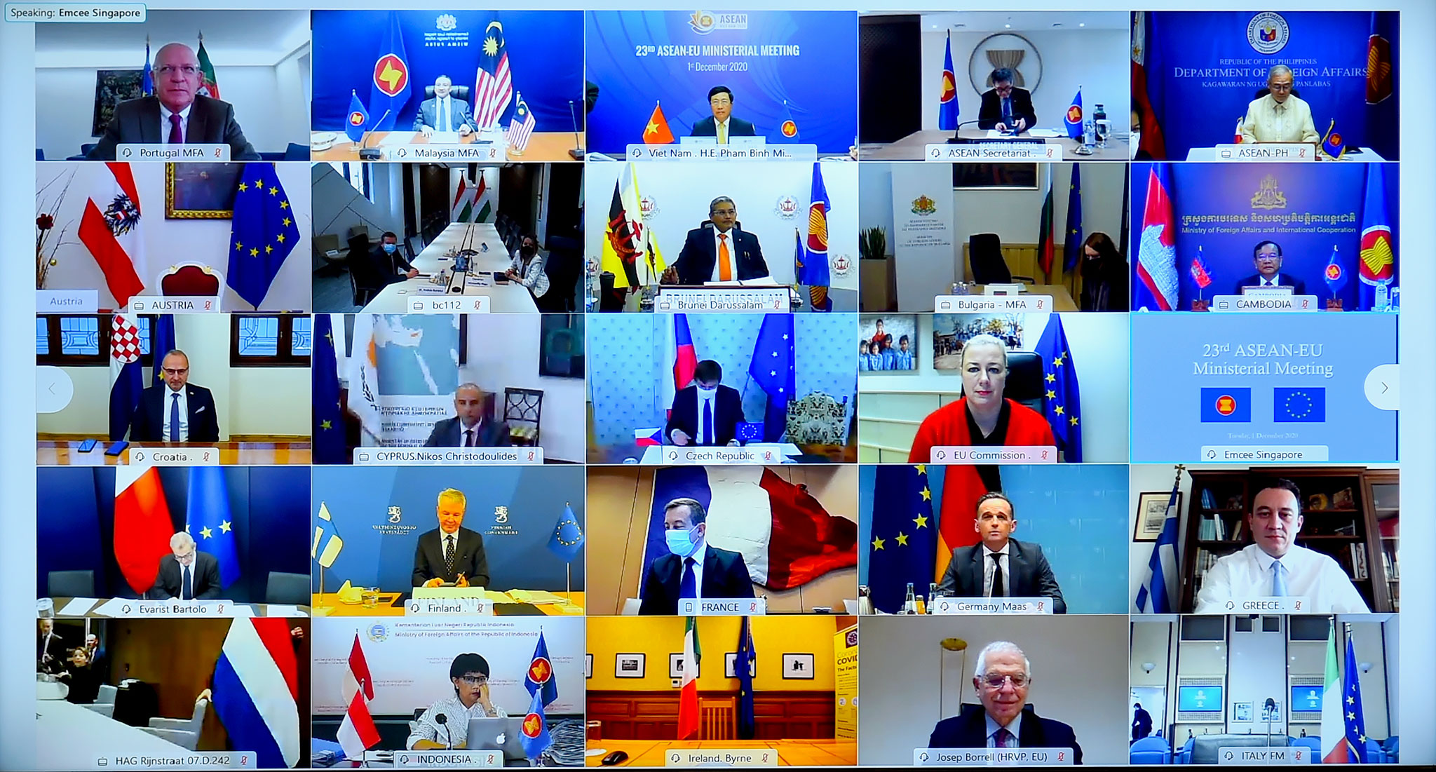 Chính thức nâng cấp quan hệ ASEAN-EU lên Đối tác chiến lược