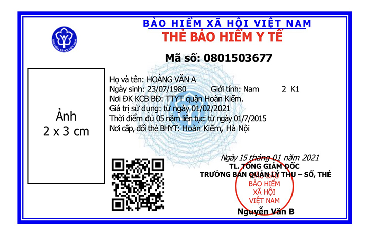 Từ ngày 1 4 2021 sẽ sử dụng thẻ bảo hiểm y tế mẫu mới