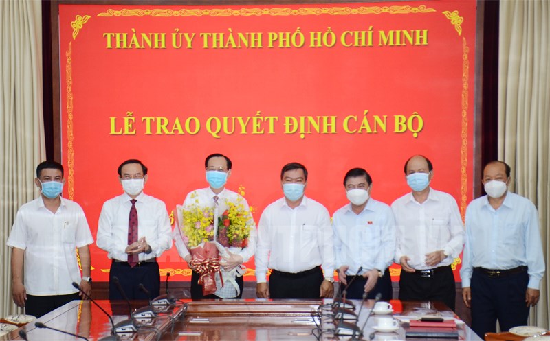 Đồng chí Lê Thanh Liêm giữ chức Trưởng ban Nội chính Thành ủy TP Hồ Chí Minh