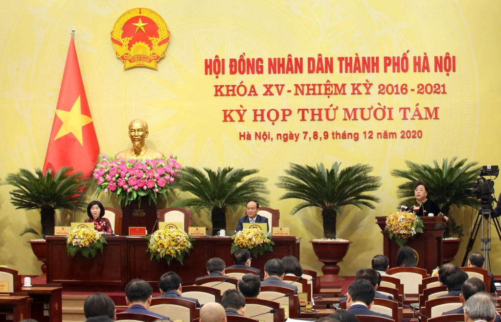 HĐND TP Hà Nội chất vấn 2 nhóm vấn đề cử tri quan tâm