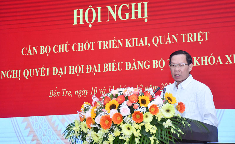Bến Tre Triển khai nghị quyết đi vào cuộc sống