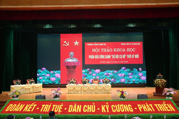 Phấn đấu xứng danh “Bộ đội Cụ Hồ” thời kỳ mới