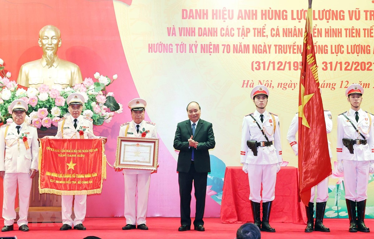 Cục An ninh điều tra đón nhận danh hiệu Anh hùng Lực lượng vũ trang nhân dân