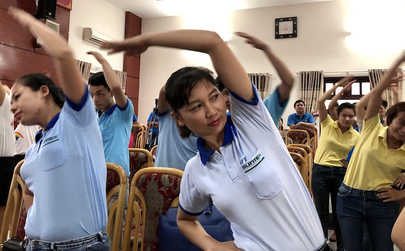 Bình chọn video clip bài tập thể dục giữa giờ trong CNVCLĐ