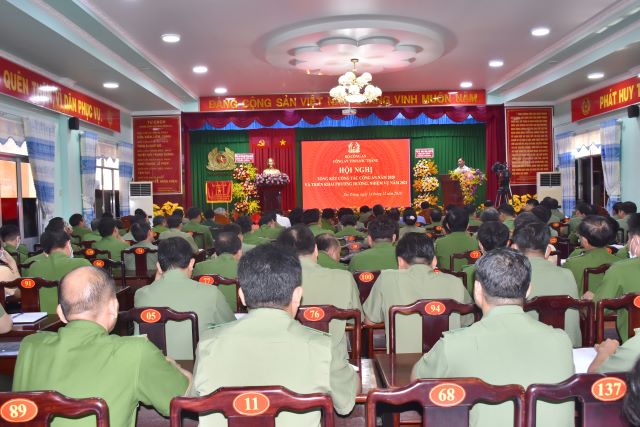 Bảo đảm an ninh, an toàn các mục tiêu trọng điểm ở địa phương