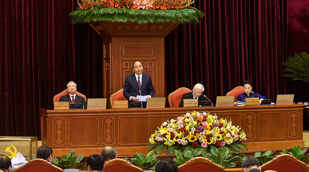 Ngày làm việc thứ nhất Hội nghị lần thứ 14 Ban Chấp hành Trung ương Đảng khóa XII