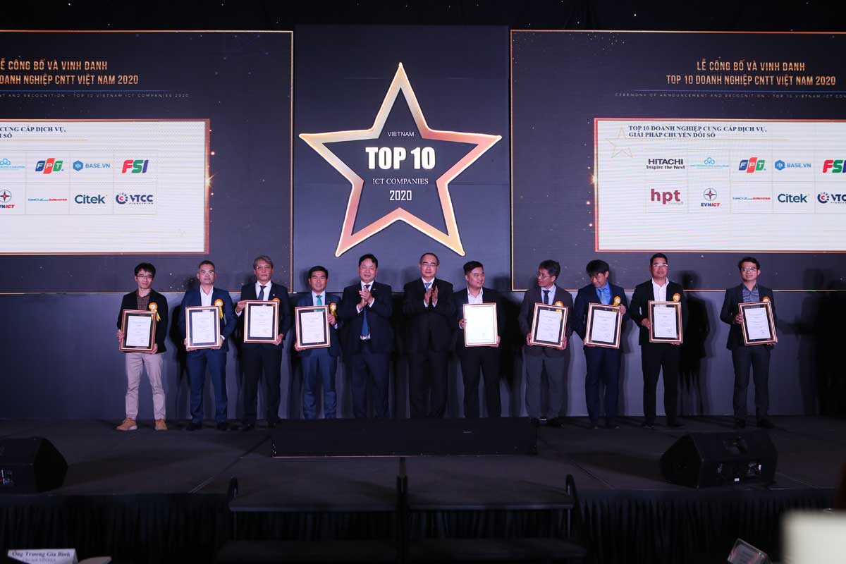 Vinh danh Top 10 doanh nghiệp công nghệ thông tin Việt Nam 2020