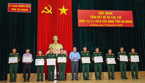 An Giang Đảm bảo chất lượng, hiệu quả lực lượng dân quân tự vệ, dự bị động viên