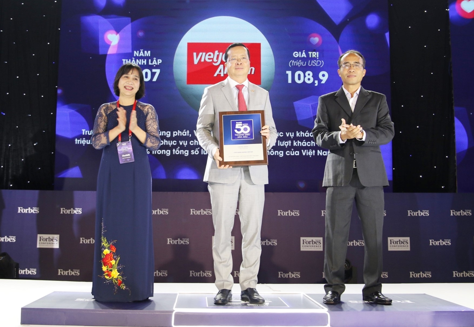 Vietjet, Viettel, Vinamilk  vào top 50 Thương hiệu dẫn đầu 2020 do Forbes bình chọn
