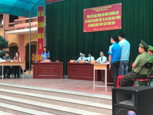 “Phiên tòa giả định” - cách làm sáng tạo trong tuyên truyền pháp luật