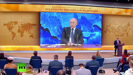 Tổng thống Putin ca ngợi ông J Biden tại cuộc họp báo thường niên