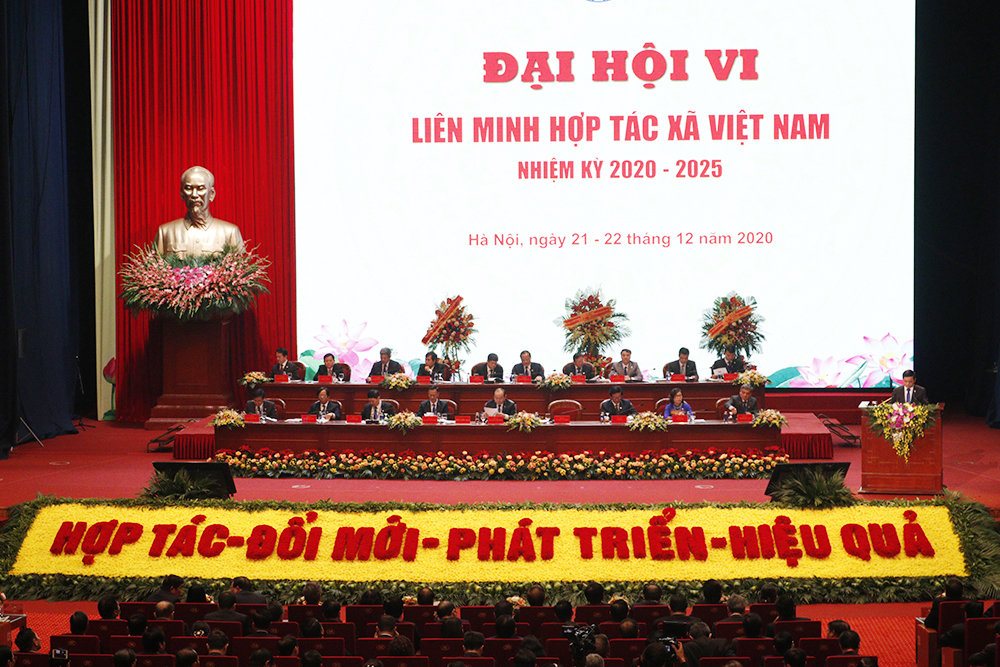 Khai mạc trọng thể Đại hội đại biểu toàn quốc Liên minh HTX Việt Nam lần thứ VI